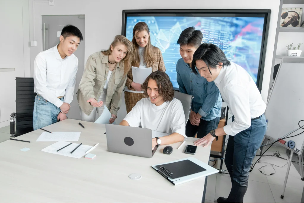 AdRevit team collaborating on technology solutions